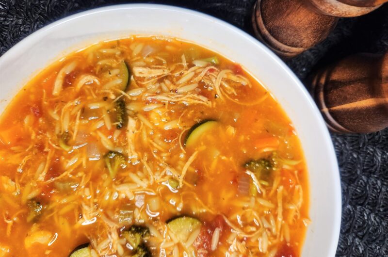 Chicken and Orzo Vegetable Soup