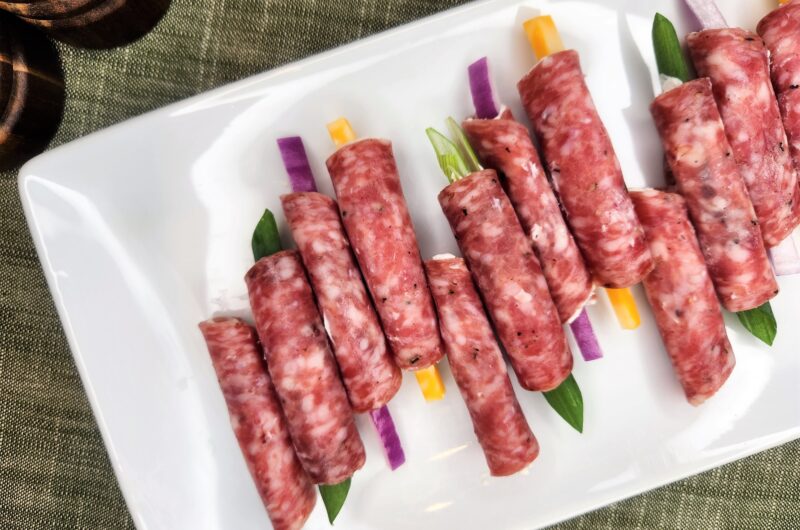 Cream Cheese Salami Rollups