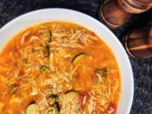 Chicken and Orzo Vegetable Soup