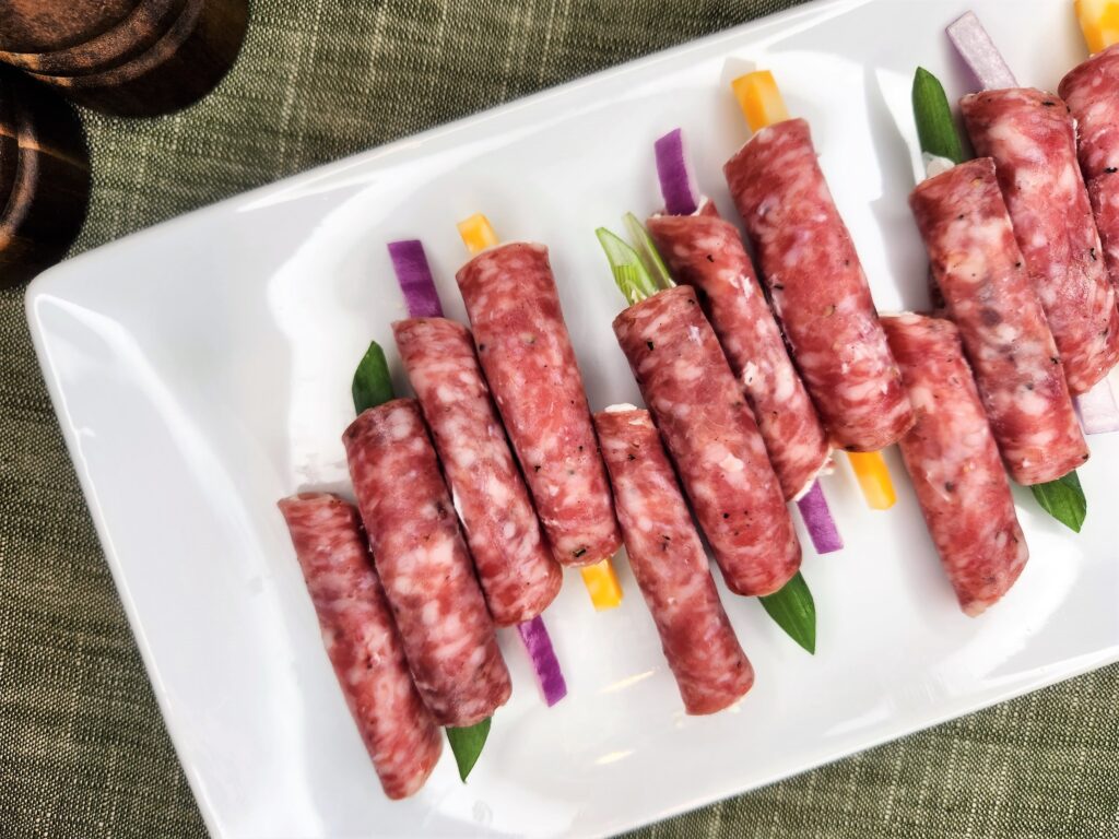 Cream Cheese Salami Rollups