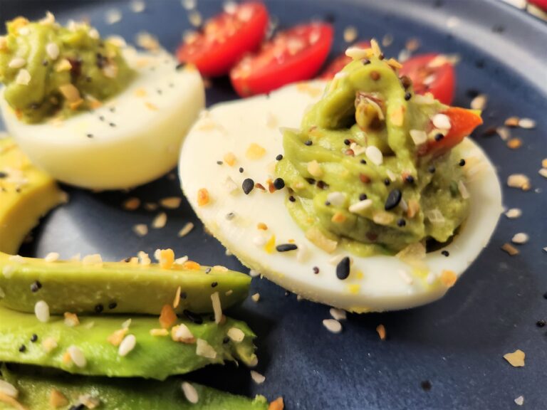 Avocado & Everything Bagel Deviled Egg