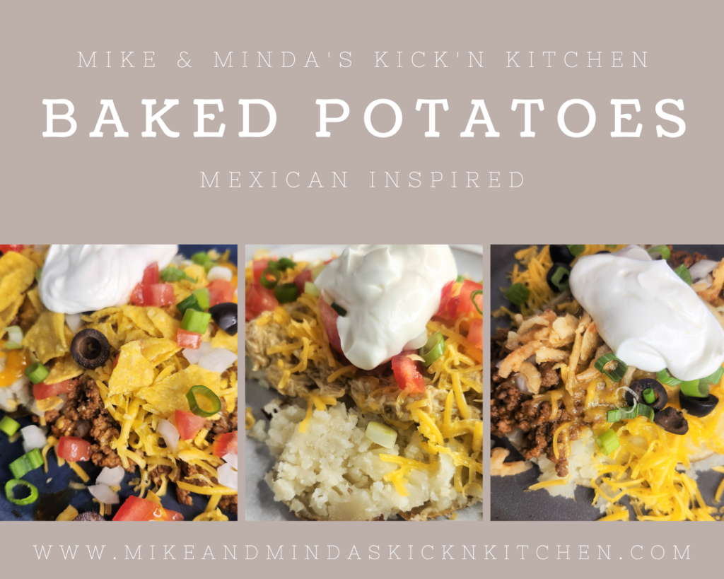 Baked Potatoes - Mexican Inspired