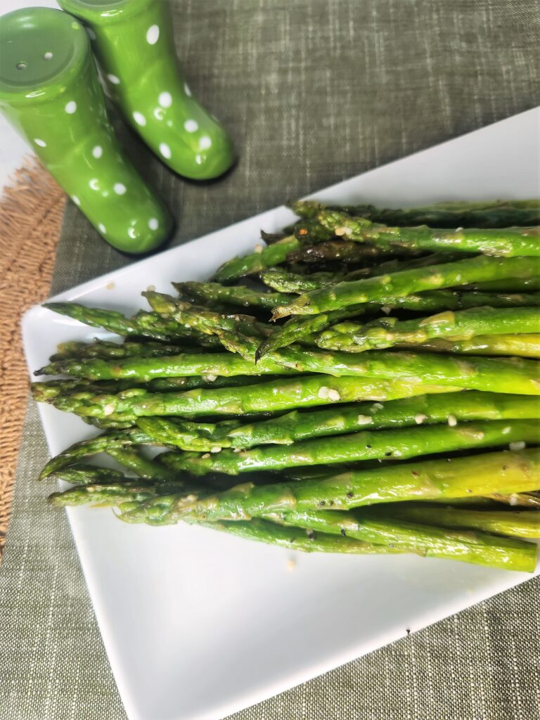 Oven Roasted Garlic Asparagus