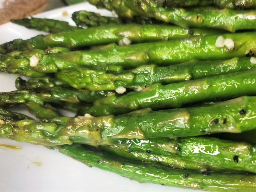 Oven Roasted Garlic Asparagus