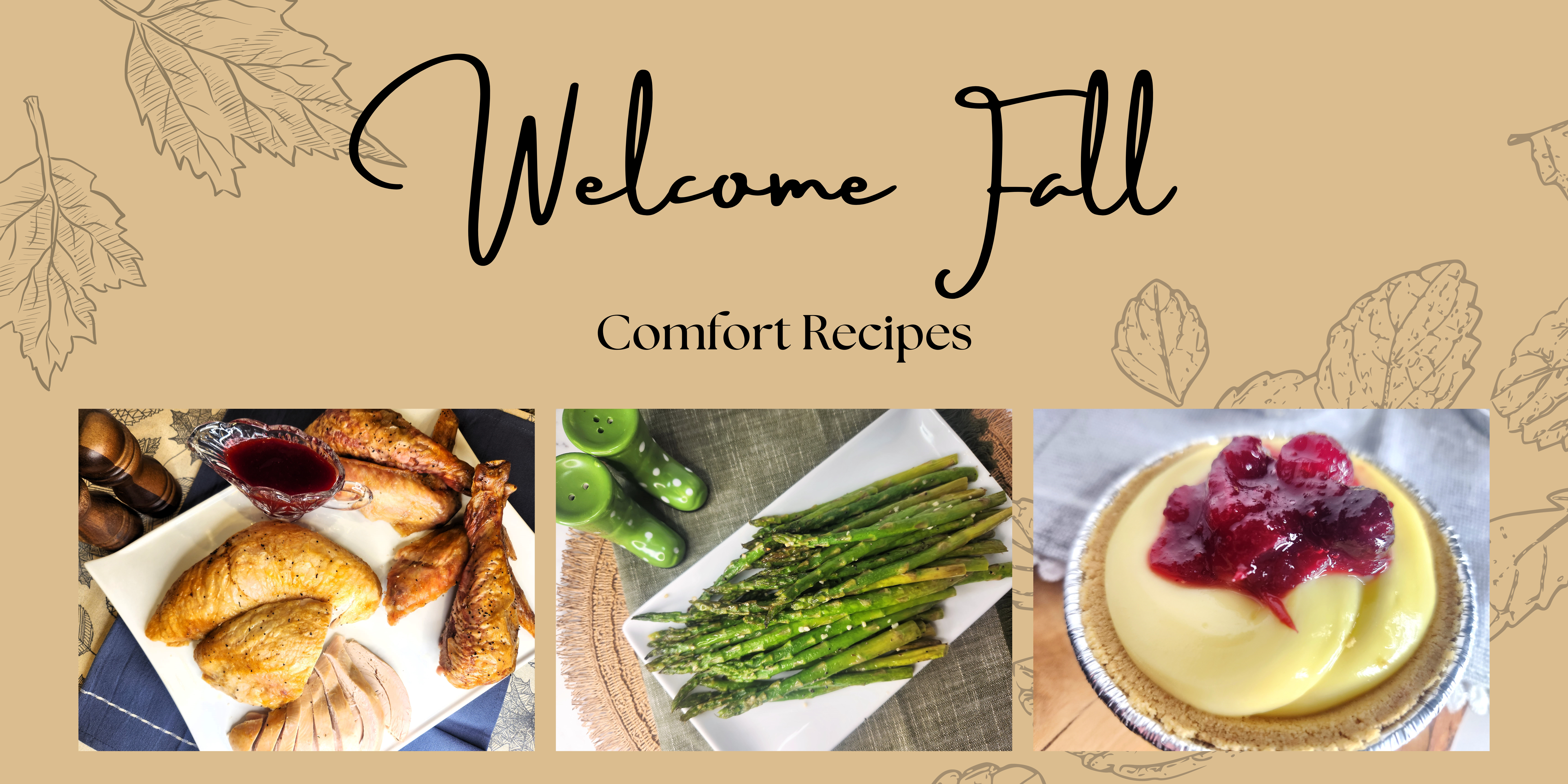 Welcome Fall Comfort Recipes