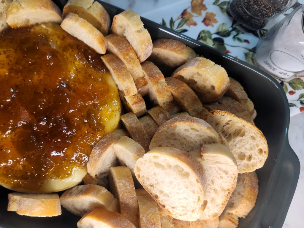 Baked Brie with Fig Jam