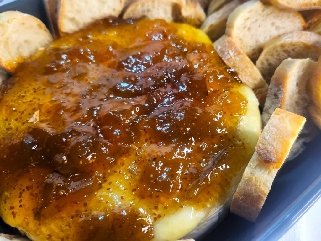 Baked Brie with Fig Jam