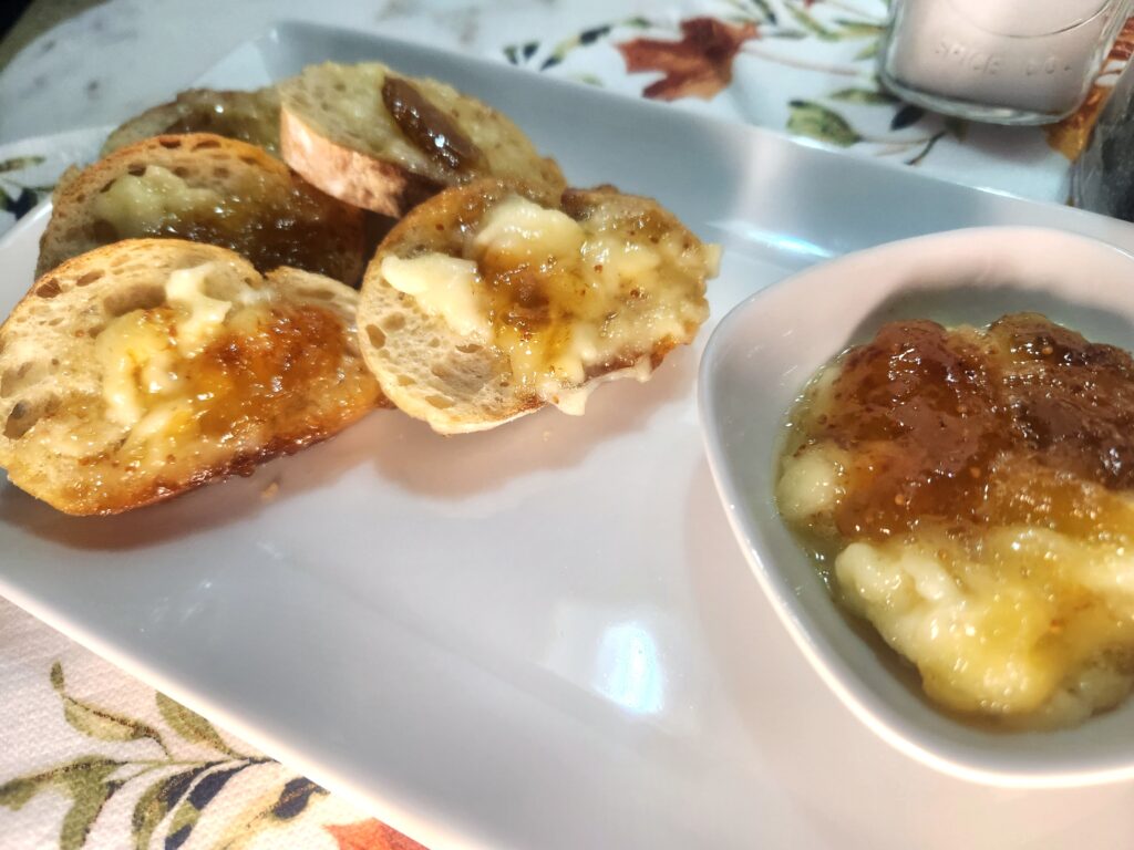 Baked Brie with Fig Jam