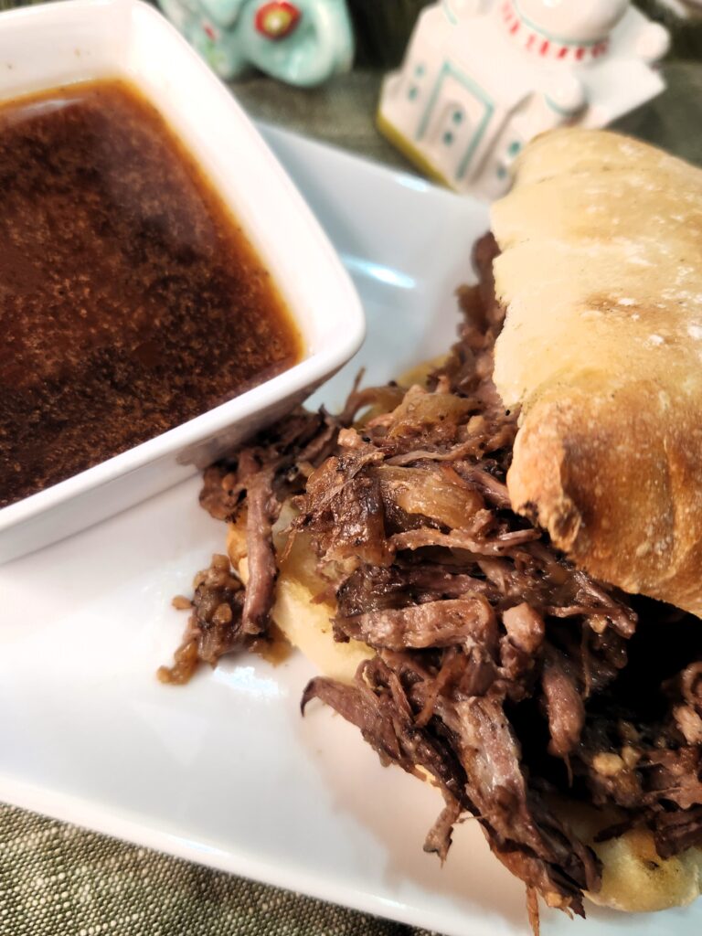 Shredded Beef Sandwich