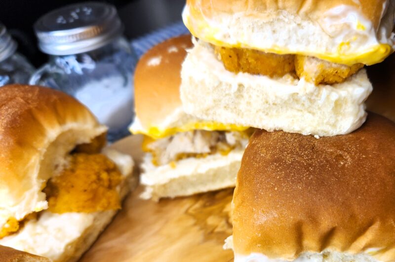 Popcorn Chicken Sliders