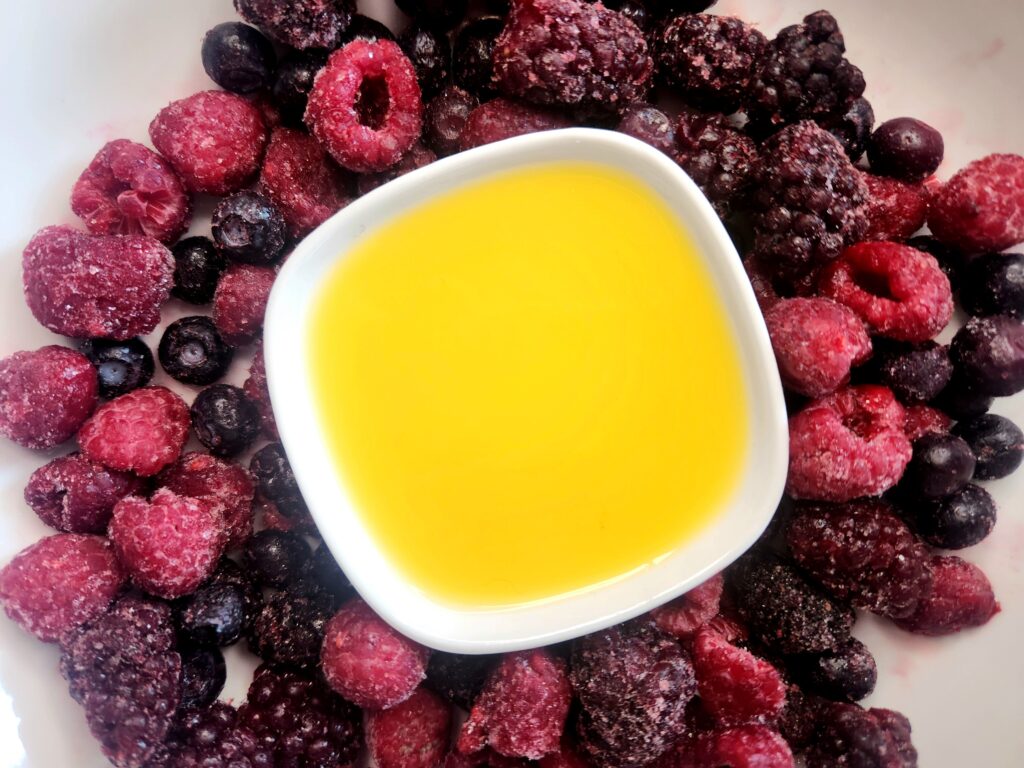Mixed Berry Ingredients