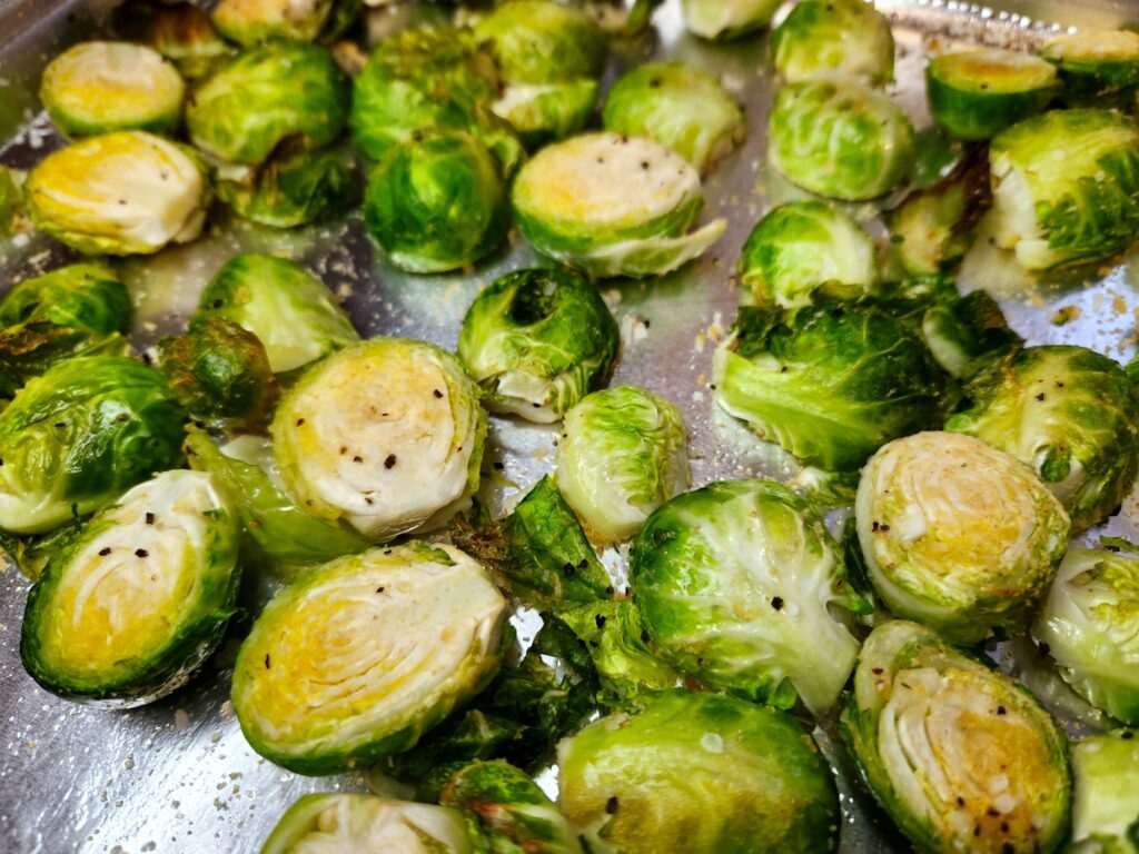 Brussels Sprouts before adding Feta