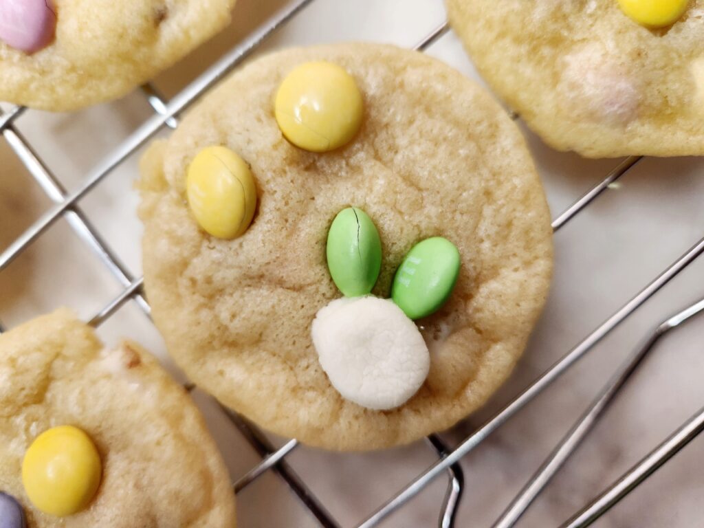 Decorated Easter Bunny Cookies