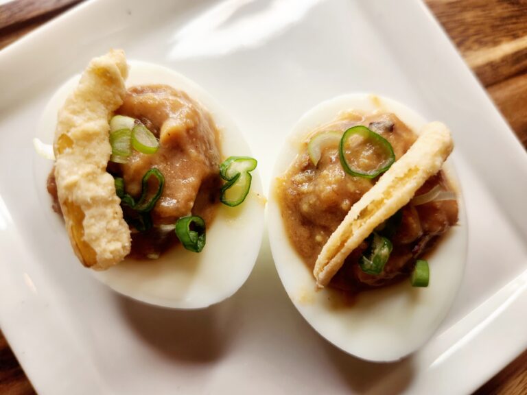 Test Kitchen Spicy Deviled Eggs, Spicy BBQ