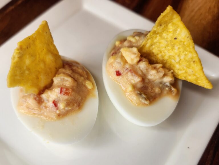 Test Kitchen Spicy Deviled Eggs, Spicy Salsa