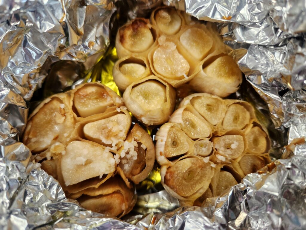 Roasted Garlic, Extra Garlicy Garlic Bread
